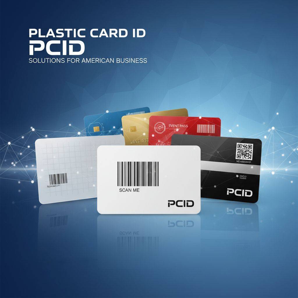 Our Full Range of Barcode Plastic Card Types