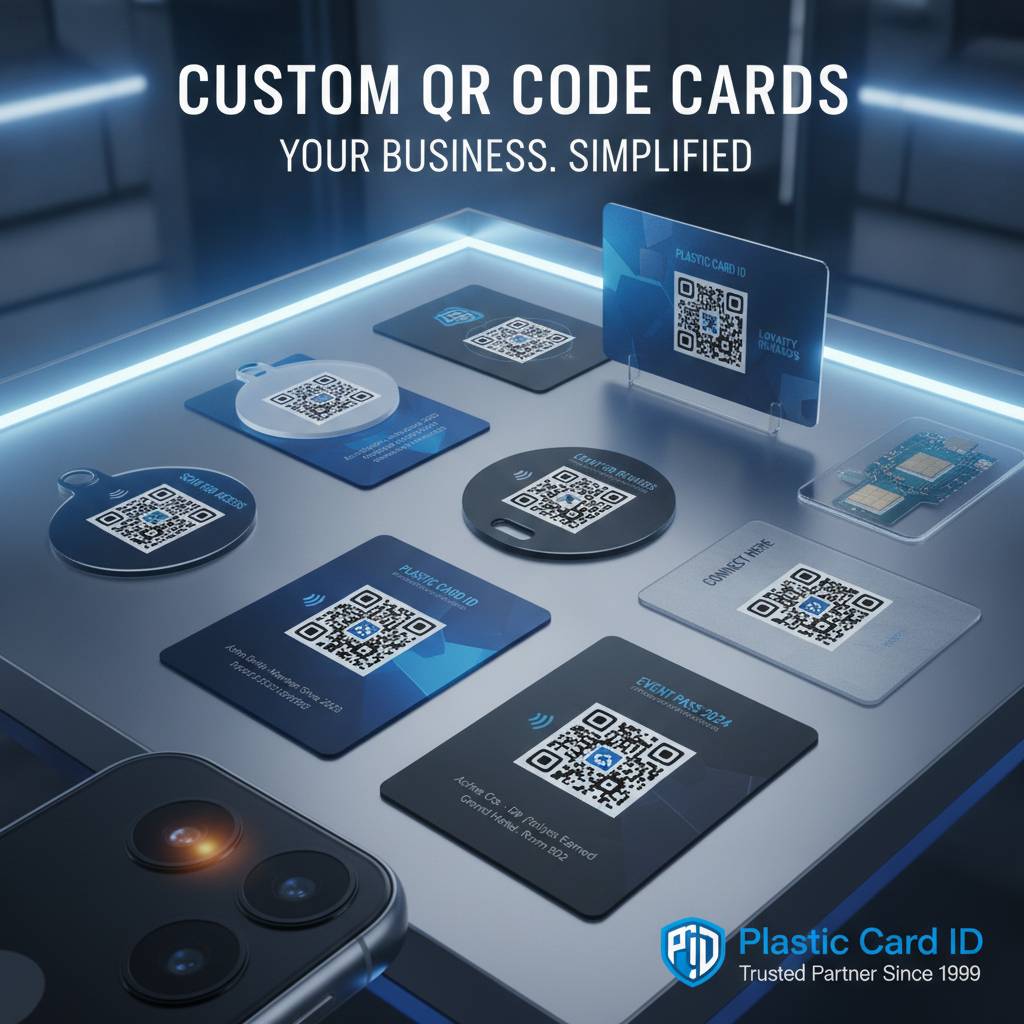 Get Your Custom QR Code Cards from Plastic Card ID Today