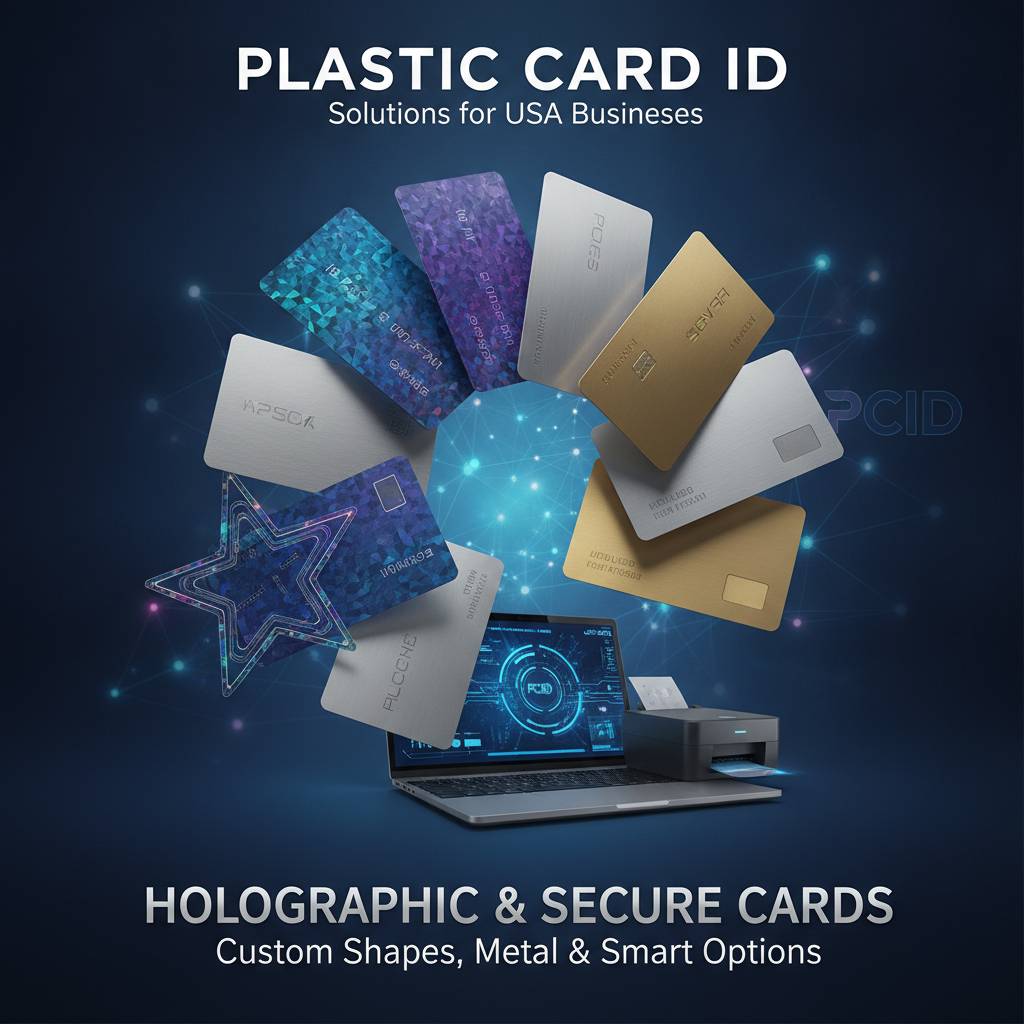 Specialty Cards: Clear, Custom Shapes, and Luxury Metal Options
