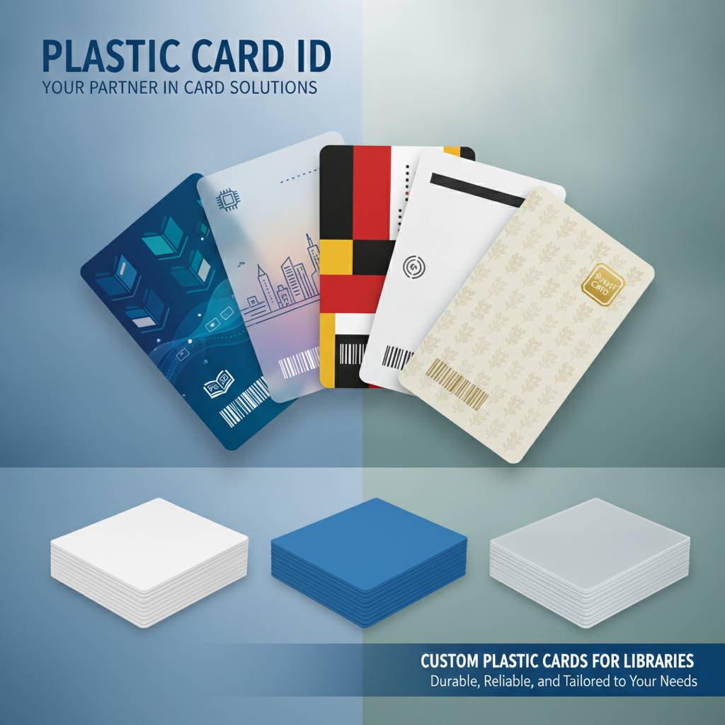 Types of Plastic Library Cards We Produce