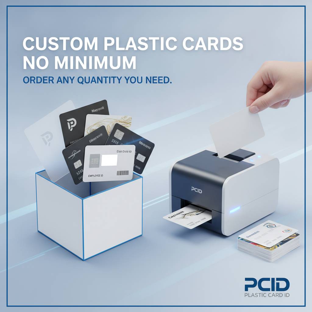 Custom Plastic Cards No Minimum: Freedom to Order Exactly What You Need